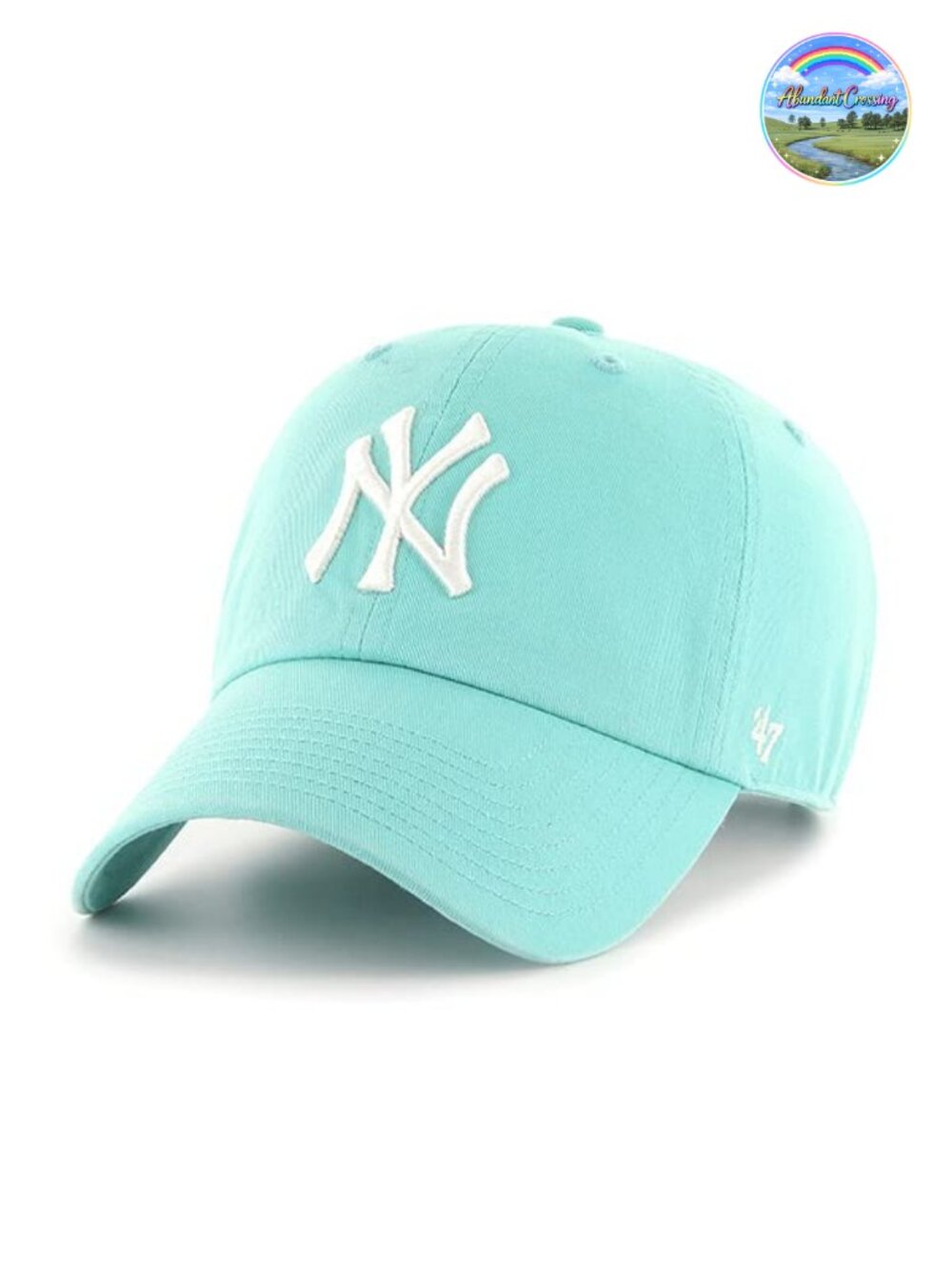 MLB New York Yankees Baseball Cap Clean Up Strapback Garment Washed Cotton